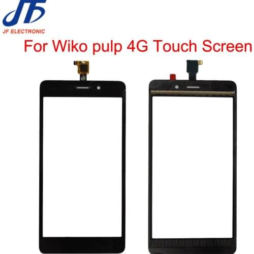 High Quality 5.5'' For Wiko Pulp Fab 4G Touch Screen Digitizer Sensor Outer Glass Lens Panel Replacement parts 10Pcs/Lot