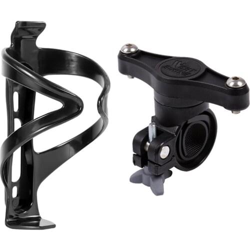 WEST BIKING Bicycle MTB Water Bottle Cage Holder Mountain Bike 360 Degree Rotation Handlebar Seatpost Mount Bottle Cage Base