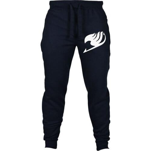 Japan anime Fairy Tail cosplay Sweatpants Plus Size Drawstring Cotton Fitness Pants Elastic Lounge Trousers Fashion Streetwear