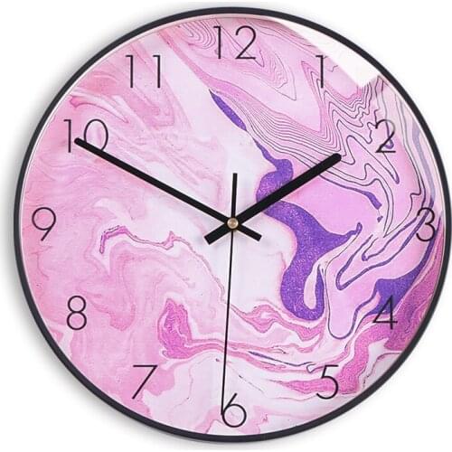 Luxury Wall Clock Modern Design Nordic Metal Kitchen Clock Bedroom Silent Clocks Wall Home Decor Saat Kids Wall Watches Green