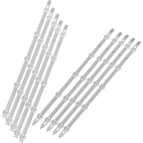 10pcs/set LED Backlight Strip 5 and 5 Lamps Bar For LG 42LN Inch TV 42LN540V Good Performance High Quality and Brand New