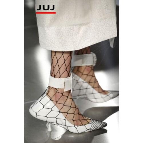 2021 Hollow Out Sexy Pantyhose Black Women Tights Stocking Fishnet Stockings Club Party Hosiery Calcetines Female Mesh