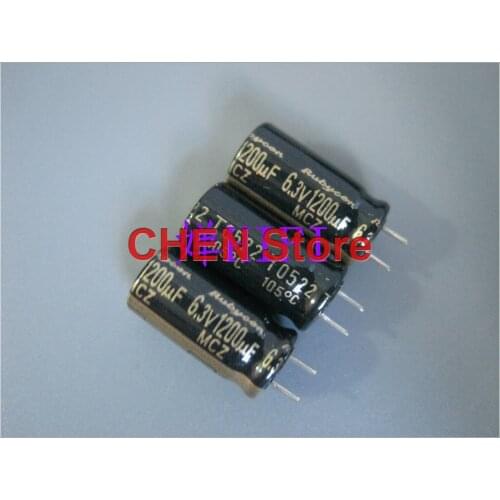 50PCS NEW RUBYCON MCZ 6.3V1200UF 8X15MM electrolytic capacitor mcz 1200uf 6.3v Ultra low ESR motherboard 1200uF/6.3V