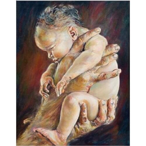 5D Diy Photot Custom Diamond Painting Cute Baby Full Square Round Drill Embroidery Beads Cross Stitch Mosaic Handmade ZP-4513