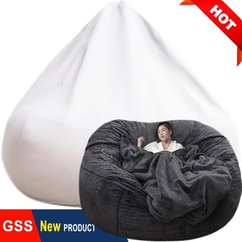 Big XXL Sofa Cover Bean Bag Inner Wash Bag Giant Beanbag Storage Dustproof Ottoman Puff Seat Chair Pouf Lounge Furniture
