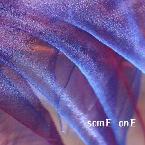 Glazed Yarn Lace Tulle Fabric Shiny purple Background cloth DIY Wedding decor Bridal Veil Dress Designer Fabric 50x150cm