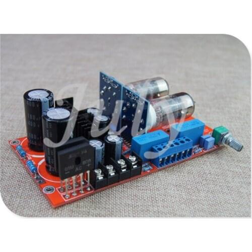 SRPP bile preamp tube front panel finished board, compatible with 6N3 / 6H3N / 5670 tubes, wide sound range, QJ012