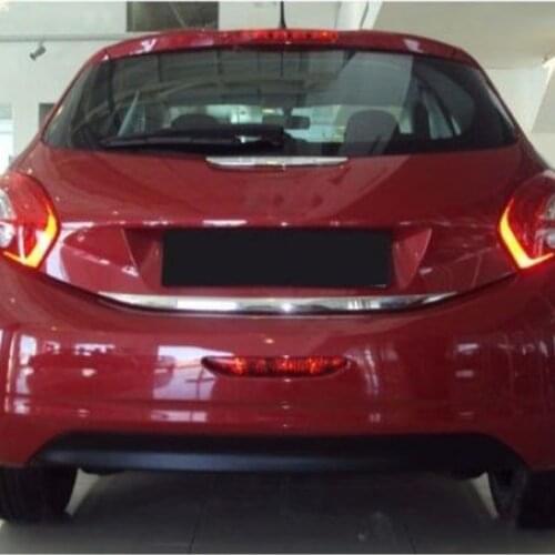 For Peugeot 208 Chrome Luggage Bottom Slat 2012 And Post