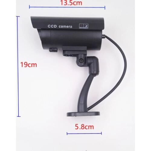 Fake Dummy Camera Bullet Waterproof Outdoor Indoor Security CCTV Surveillance Camera Flashing Red LED Free Shipping