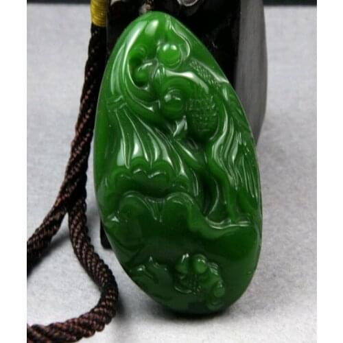 Jasper Pendant Hand-Pieces There are more than original stone jade every year Xinjiang Hetian jade article A goods