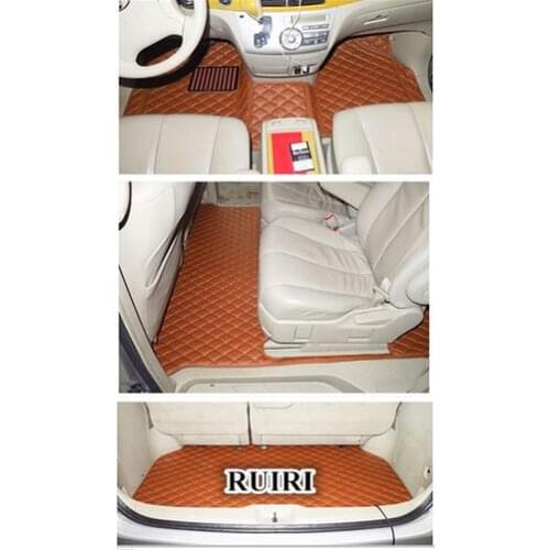Best quality! Custom special floor mats + trunk mat for Toyota Previa 2019-2006 7 seats durable waterproof carpets,Free shipping