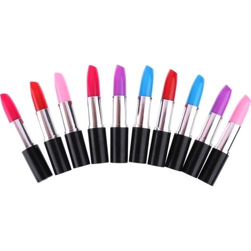 Cute 7cm Ballpoint Pen Creative Lipstick Pen For School Office SuppliesStationery Colored Ball Pens