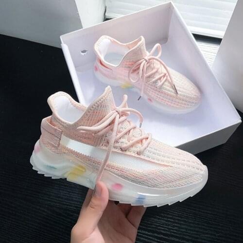 New Sneakers Comfort Summer Breathable Rhinestones Solid Slip on Walking Shoes Sports Casual Vulcanized Shoes Zapatos De Mujer