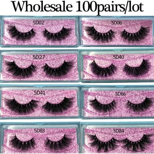 Wholesale 3D real mink lashes plastic box 10/15/20/25pairs lot mink fur eyelashes Handmade Lashes cruelty free mink lashes