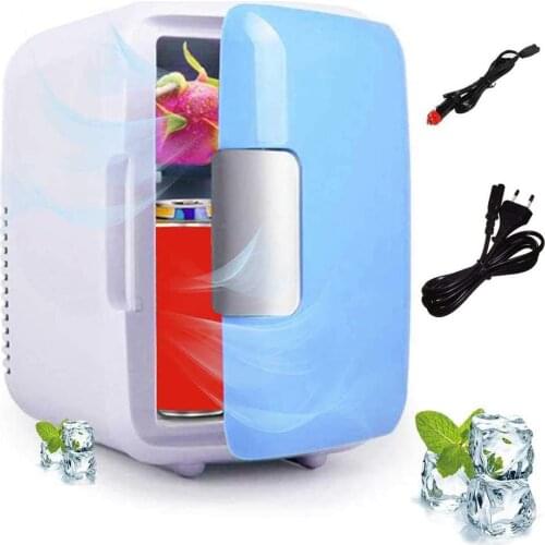 Portable Car Freezer 4l Mini Fridge Refrigerator Car Home Dual Use Car Fridge 12v Portable Cooler Heater Travel Refrigerator#db4
