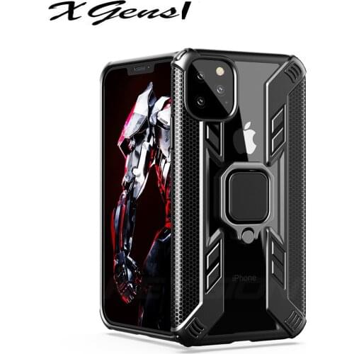 Shockproof Armor Case For iPhone 11 11 Pro Max i11 Pro funda Stand Car Ring Phone Cover for iPhone XS Max XR X 8 7 Plus