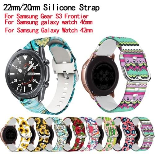 20mm 22mm Watchband For Samsung Galaxy Watch 42mm Bracelet For Samsung Gear S3 Frontier Wriststrap For Samsung galaxy watch 46mm