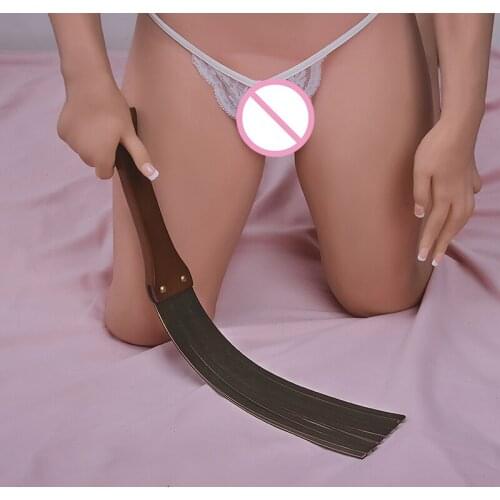 BDSM Bondage Leather Whip Fetish Flogger Whip Spanking Cane Riding Crop Stick Exotic Costumes SM Play Sex Toys for Couples Women