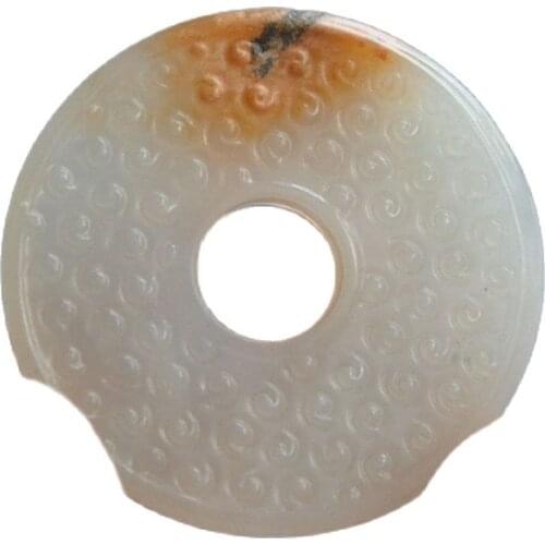 The handmade sculptures of jade waist pieces by the archaize jade