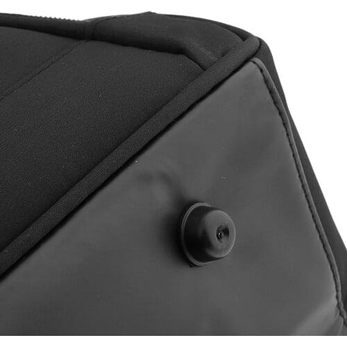 Barber Tools Storage Bag Carry Case Bag With Durable Handle And Shoulder Straps, Waterproof Fabric, Black Color