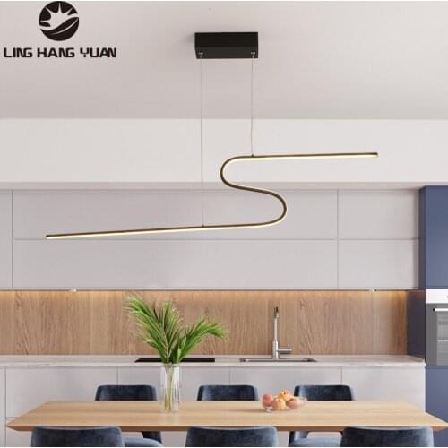 Led Chandelier Lustre Nordic Modern Ceiling Chandelier Lighting Black&White Decoration Hanging Lamp Living Dining room Kitchen