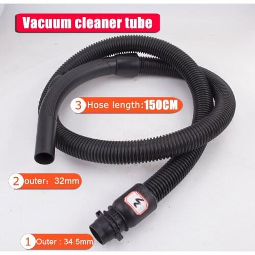 35mm universal vacuum cleaner soft suction hose Midea QW14T-803 VT02W-09B central vacuum cleaner pipe tube 1.85m