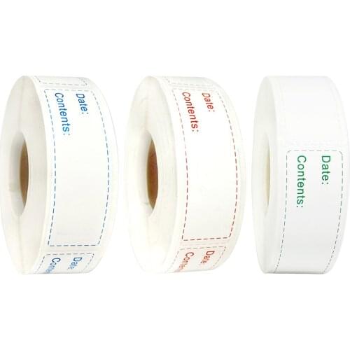 150pcs/roll Date Sticker Roll Refrigerator Date Content Label Removable Kitchen Food Storage Sticker Seasoning Bottle Sticker