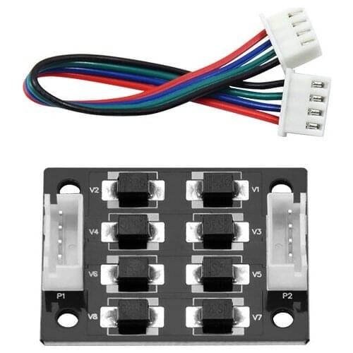 2/4pcs 40*30mm A4988 DRV8825 Stepper Motor Driver Filter Eliminator Texture Dupont Line For 42 motors 3D Printer Parts Module