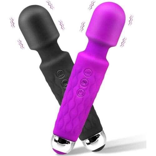 8 Speeds 20 Modes Female Masturbation Body Massger Sex Toys for Woman Magic AV Wand Vibrator Vagina Anal Clitoris Stimulate