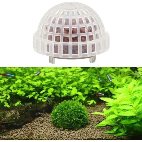 Aquarium Fish Tank Media Moss Ball Filter Landscaping Plants Decor Holder Floating Moss Ball for Aquarium Decoration