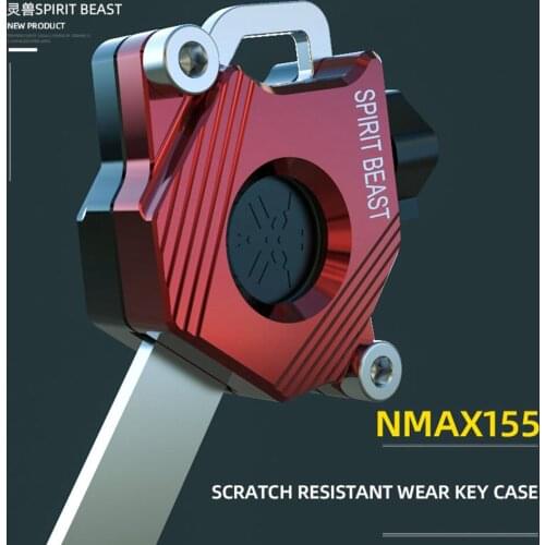 Spirit Beast Motorcycle Key Case Cover CNC Aluminum Alloy Creativity Refit Accessories Key Head Cover For Yamaha NMAX155