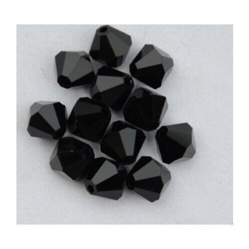 Black jet 4mm 720pcs/Lot Chinese Top Quality Crystal Bicone Beads Free Shipping