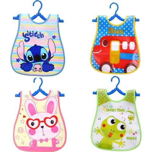 Baby Bib EVA Food Bib Bib Baby Feeding Bib Cartoon Environmental Protection Printing Waterproof Child Bib