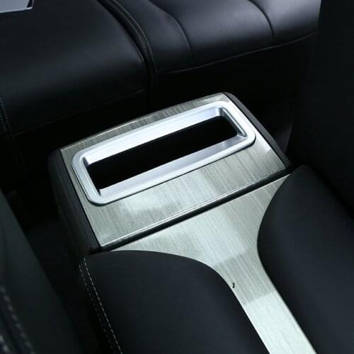 For Nissan Murano 2015 2016 2017 2018 accessories Car styling ABS Chrome Car Armrest Storage box Grid cover trim