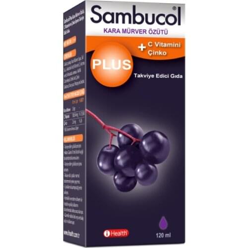 Sambucol Plus Black Elderberry Extract Syrup 120 ml