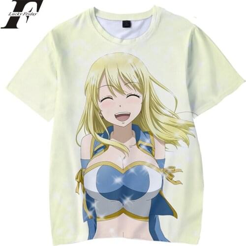 Kpop Japanese Anime Fairy Tail T shirts Boys 3d Print T-Shirt Summer Kids Shorts Baby Boys Girls Tops Cartoon Tees T Shirt