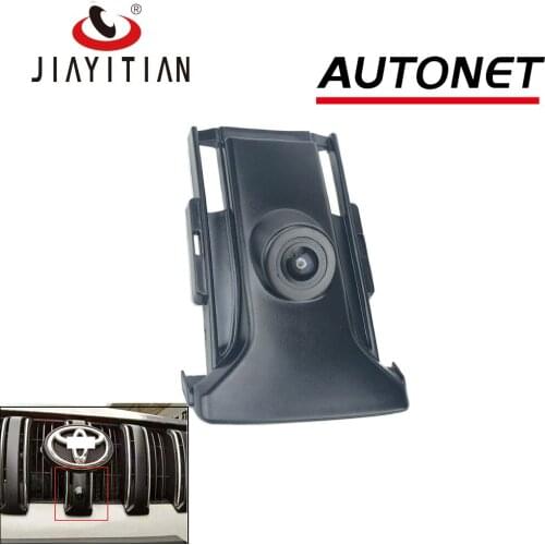 JIAYITIAN Car Front Camera For Toyota Land Cruiser 150 Prado LC150 FJ150 2010-2014 2015 2016 2017 Fisheye Lens CCD Night Vision