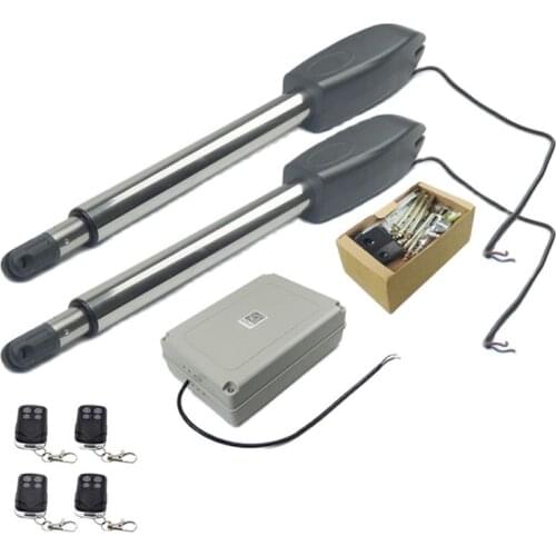 KINGJOIN Electric Swing Gate Opener butterfly Double-leaf Gate automation With Remote Control，swing gates automatic