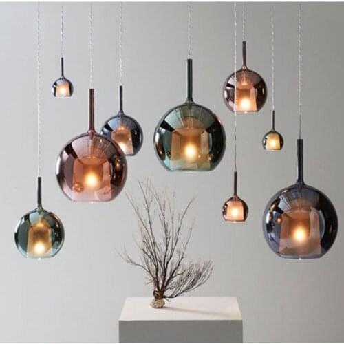 Nordic LED Glass Pendant Lights Lighting Fixtures modern Living Room Restaurant Hanging Lamp indoor Home Decor Light Luminaire