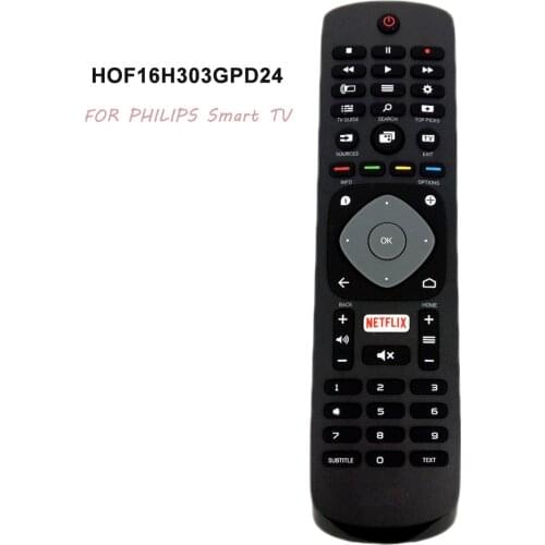 NEW Replcement HOF16H303GPD24 Remote Control For PHILIPS Smart TV with NETFLIX 398GR08BEPHN0011HL For 43PUS6262/12