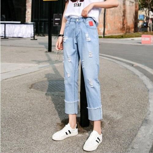 Женские укороченные джинсы OIMG China At AliExpress