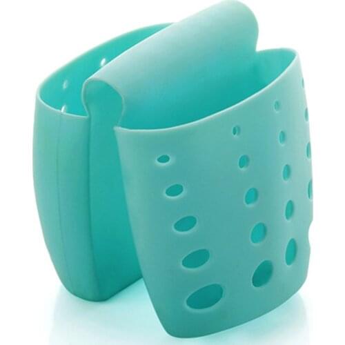 Kitchen Bathroom Sponge Sink Tidy Holder Storage Rack Strainer Organizer Caddy Cleaner Tool Soap