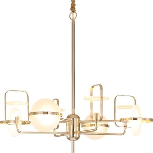 Postmodern living room Nordic luxury dining room study bedroom simple creative designer art hotel villa chandelier