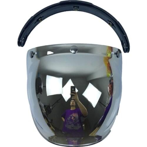 Professional motorcycle helmet Bubble shield UV400 protection Do it your self 3/4 Jet helmet glass