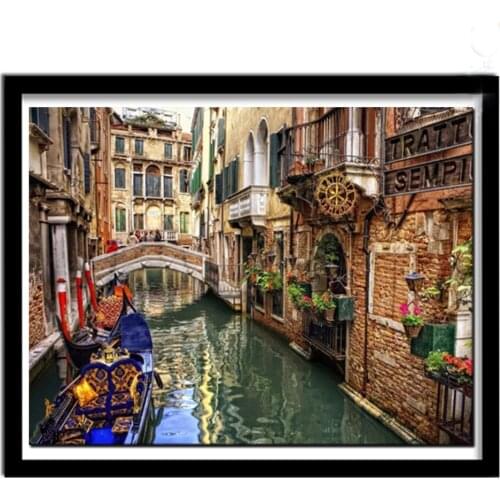 Romantic places in Europe Venice Diamond Painting Cross Stitch 5d Diy Diamond Embroidery rhinestone Home Decor Needlework