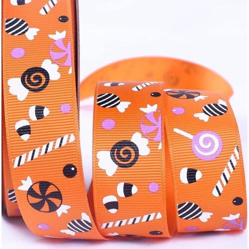Chrismas Decoration Cartoon Satin Tapes Jacquard Ribbon Gift Packaging Silk Ribbon DIY Bow Hair Accessories Decorative Ribbons