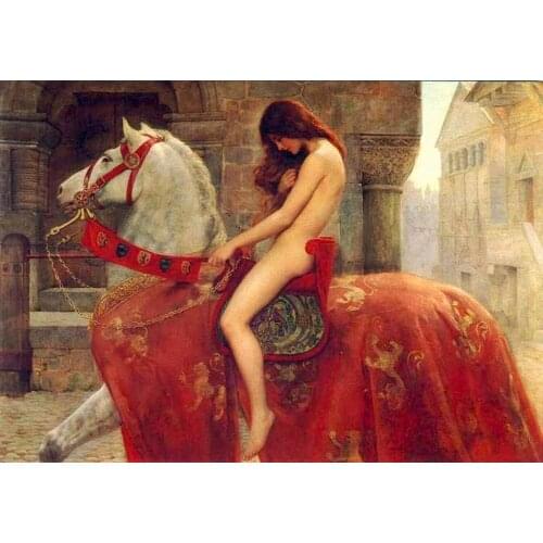 Needlework,Art Woman on horseback Sexy beauty DIY Fashion 14CT Cross stitch,For Embroidery kits,Cross-Stitching decor Crafts