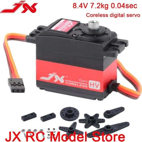 JX RC Servo PDI-HV5808MG 7KG Waterproof Metal Gear HV High Torque Digital Coreless Servo Motor Robot UAV Hobby Education
