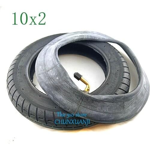 10 Inch Tire for Xiaomi Mijia M365 Electric Scooter 10x2 Inflation Wheel Tyre Inner Tube WanDa 10x2 (54-156) Pneumatic Tyre
