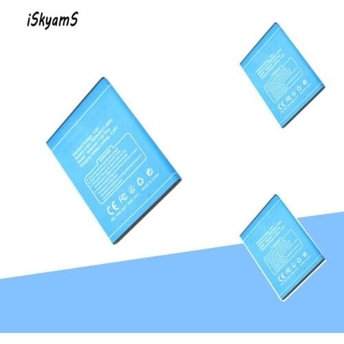ISkyamS 3x 3000mAh High Quality Replacement Battery for Doogee Y 100 Plus For DOOGEE Valencia 2 Y100 Plus Batteria